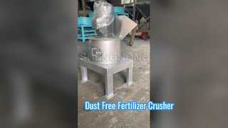 Stainless Steel SUS304 Vertical Fertilizer Crusher Machine