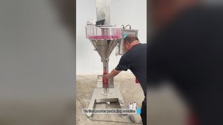 Automatische Pulververpackungsmaschine JY-F1 mit Edelstahl 304, 400–3500 Packungen/Stunde, 300 g–9 kg