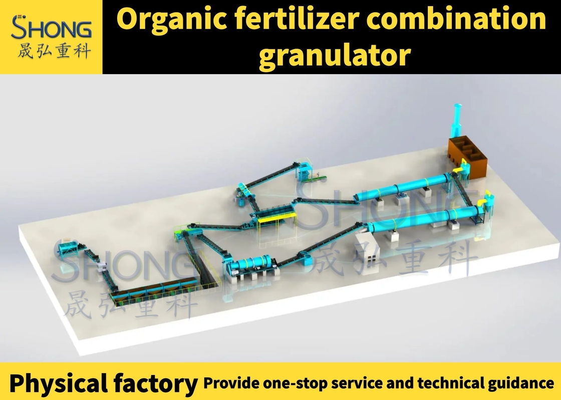 Organisches Düngemittel-Granulierer-Biomaschine für Fertigungsstraße t-/h1-20