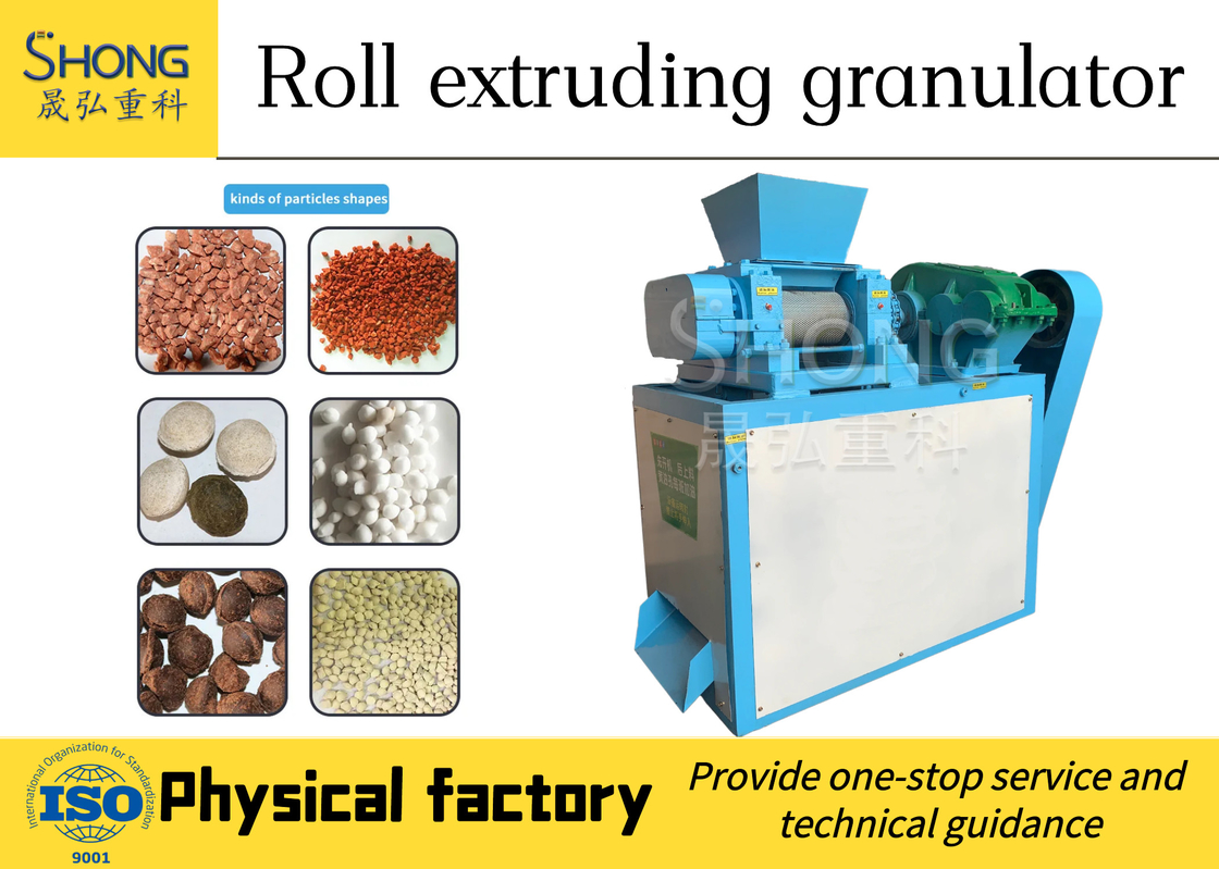 Rollen-Extrusionsgranulator Düngemittel-Produktionslinie Keine Trocknung erforderlich Einmaliges Extrusionsformen