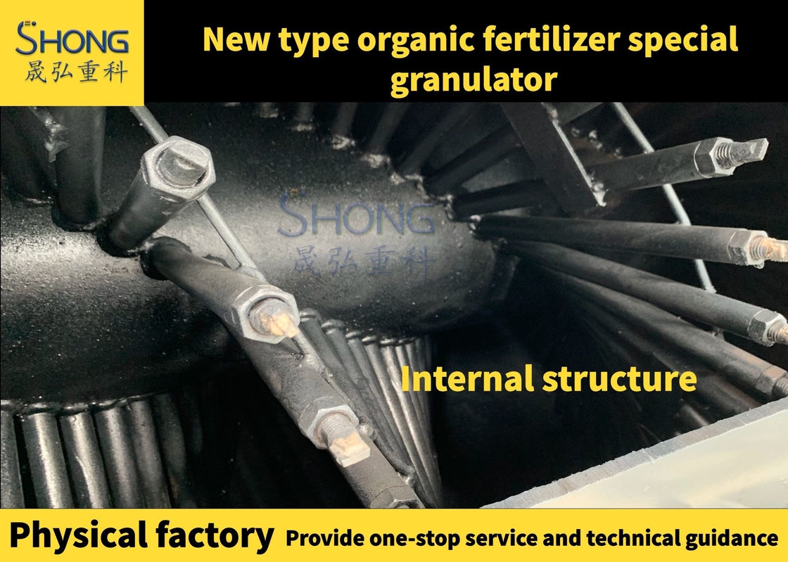 Organische Düngemittel Granulator Landwirtschaftliche Investitionen Kohlenstoffstahl Material organische Düngemittel Pellets