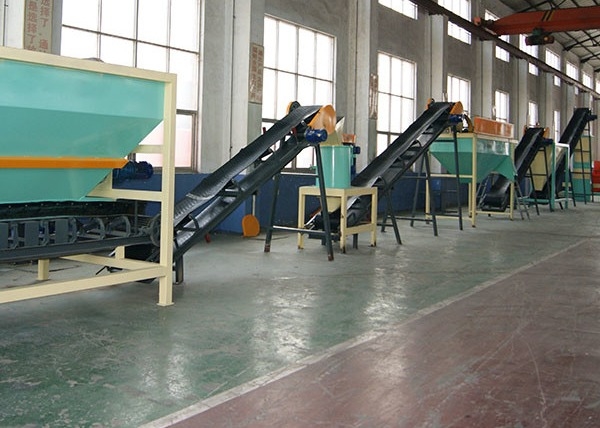 Produktionslinie für organische Düngemittel aus Kuhdünger