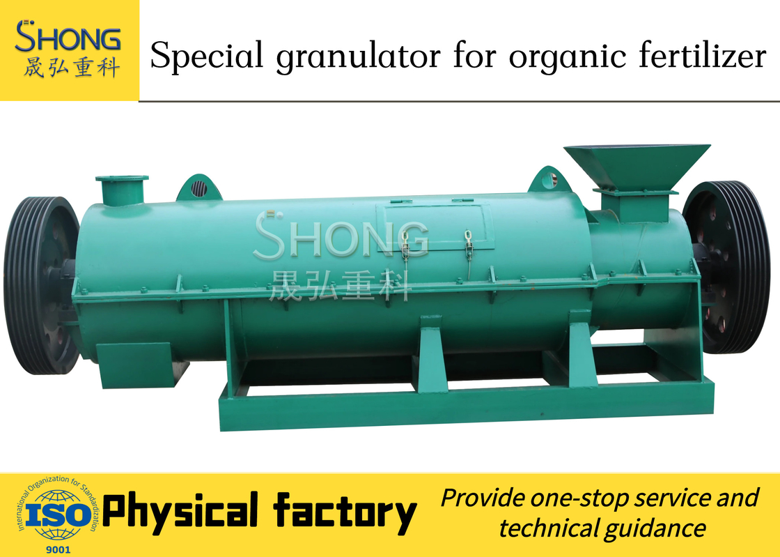 Abfallmischzähne Granulation Produktionslinie 10 t/h Produktion von organischen Düngemitteln
