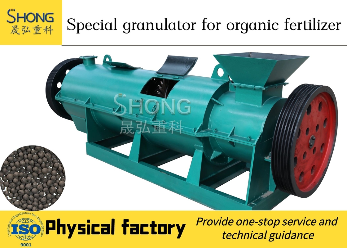 Abfallmischzähne Granulation Produktionslinie 10 t/h Produktion von organischen Düngemitteln