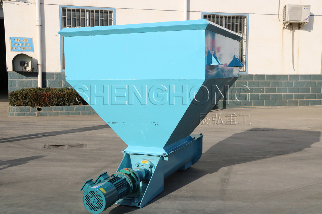 Produktion von organischen Düngemitteln Fütterung automatisch gleichmäßig Fütterung Kapazität 1-20 t/h Farbe Blau