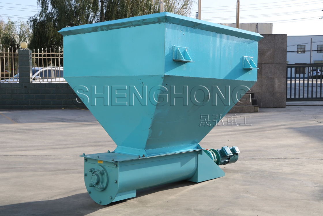 Produktion von organischen Düngemitteln Fütterung automatisch gleichmäßig Fütterung Kapazität 1-20 t/h Farbe Blau