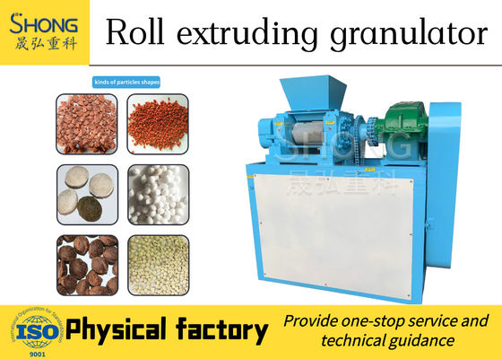 Double Roller Extrusion Granulator mit 15-22KW Leistung Kohlenstoffstahl Konstruktion und 1mm-15cm Granulengröße