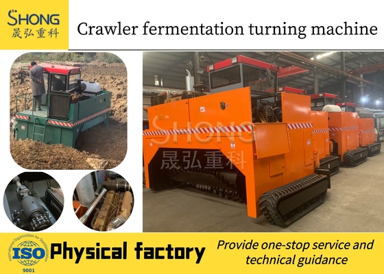 Maximieren Sie Ihren Kompostierungsprozess mit Fermentationskompostgeräten und Crawler Tipping Machine