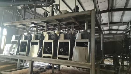 1 Periode NPK Düngemittel-Produktionslinie für Pellets Strip 1-2 Tonnen pro Stunde Kapazität