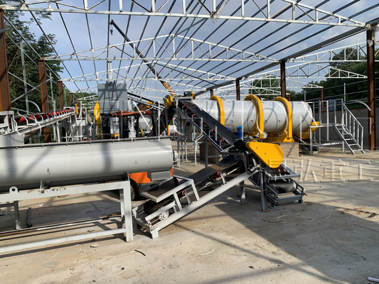 Organische Düngemittel Produktionslinie für die Verarbeitung von Hühnerkot