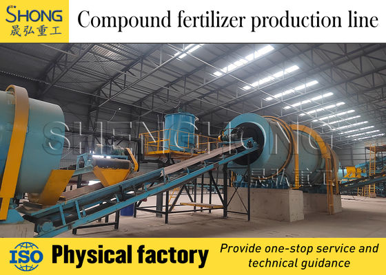 Hohe Effizienz Niedriger Energieverbrauch Stabiler Betrieb Fertigungslinie für NPK-Granulation