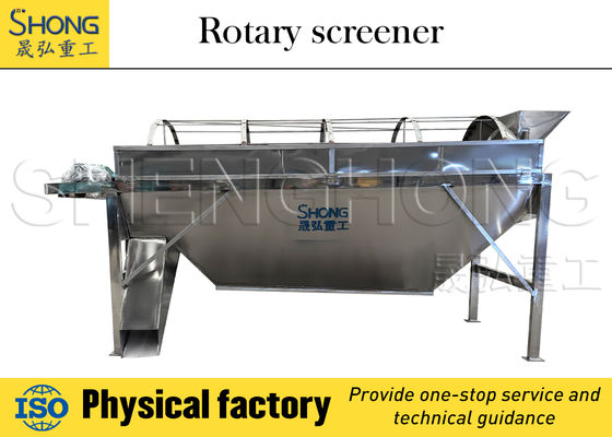 11KW Leistung 400mm Max-Zufuhrgröße Genaue Trennung Vibrations-Screening-Ausrüstung und Rotations-Screening-Maschine