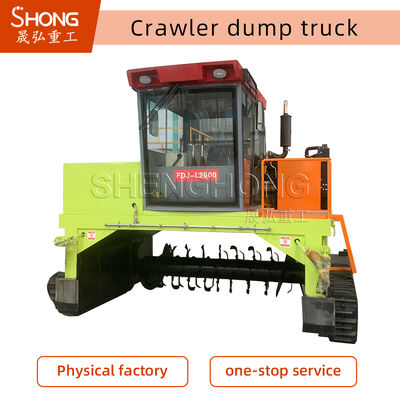 3100 KG Fermentationskompost-Ausrüstung mit 3500*2650*2800mm Abmessungen und 54-80kw Hebemotor für effiziente Kompostierung