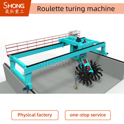 Industrie-Rad-Typ Kompost-Turner für große organische Abfälle