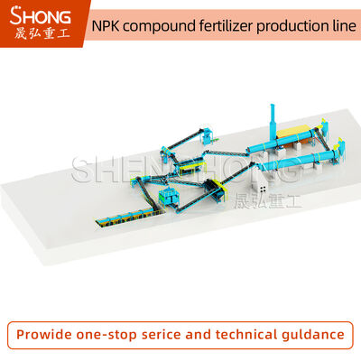 Basis NPK Düngemittel-Produktionslinie / NPK Düngemittel-Anlage für Pelletsherstellung