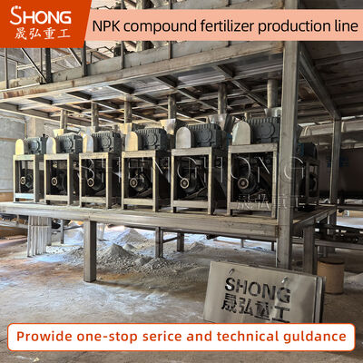 High-Capacity NPK Roller Press Granulation Line with Automated Control for 1-10 Tons per Hour Compound Fertilizer Production