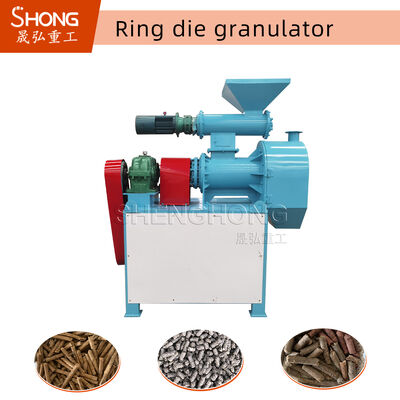 Ring-Die-Granulator für die Produktion von organischen Düngemitteln mit einer Kapazität von 1,2 Tonnen pro Stunde und Ring-Die-Presstechnologie
