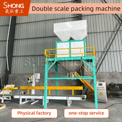 Automatische Düngemittelverpackungsmaschine mit PLC-Steuerungssystem für granulare Düngemittel bei 480-600 Beutel/h im Kohlenstoffstahlbau
