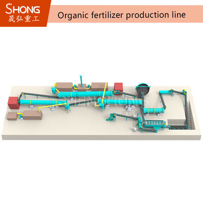 Npk-Kompost-organisches Düngemittel-Betriebspulver-organisches Düngemittel-Fertigungsstraße