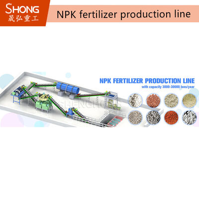 NPK-Mischdünger-Produktionslinie für Granulatpellets