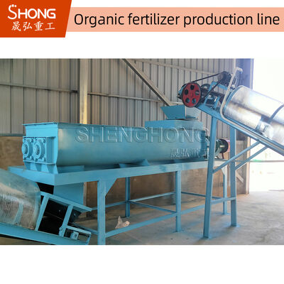 10TPH-Produktionslinie für organische Düngemittel für Lager