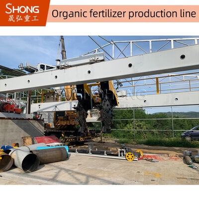 Kohlenstoffstahl-organisches Düngemittel-Fertigungsstraße-Geflügel-Düngemittel-Granulation