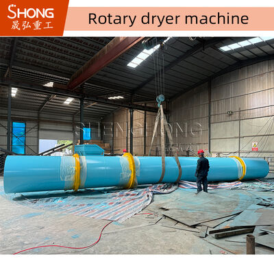 Hochkapazitätsdrehmaschine mit 1-50 t/h Rotationstrommeln mit Kohlenstoffstahl/Edelstahlkonstruktion und mehreren Wärmequellen
