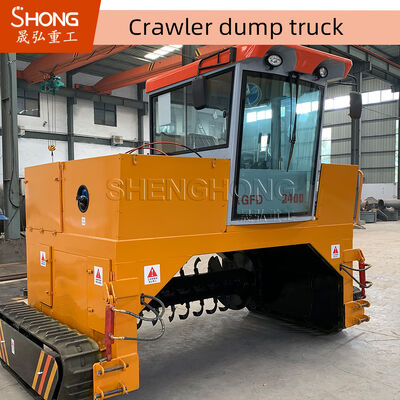 12 Monate Garantie 1000 kg Kapazität Dieselöl Brennstoff Fermentation Kompost Ausrüstung und Crawler Tipping Machine