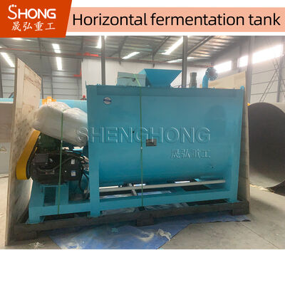 Organischer Kompost Fermentationsbehälter 3-5CBM Kapazität 4710*1700*2500mm Abmessungen für 8-10 Stunden Hochtemperaturfermentation