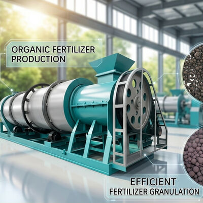 380V Langlebige Hühner-Schweine-Mist-Organischer-Dünger-Granulator-Produktionslinie mit 12 Monaten Garantie