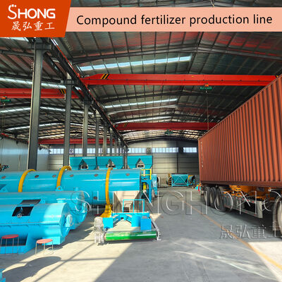 12t/h Kapazität Düngemittelgranulator für NPK-Verbunddüngemittelproduktion mit sphärischen Partikeln von 1-3 mm und einstellbarem NPK-Gehalt von 20%-48%