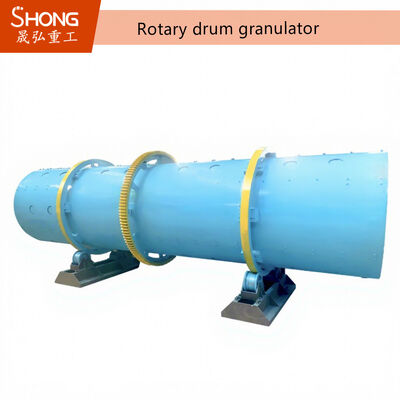 Energieeinsparender Rotationstrommelgranulator für organische Düngemittel mit runden Kugelgranulaten und maximaler Durchsatzleistung von 15 t/h