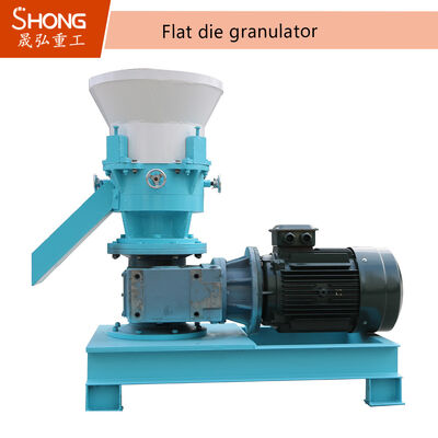 Flat Die Dünger Granulator Maschine mit 22kw-75kw Leistung, 3-7 Tonnen pro Stunde Kapazität und Kohlenstoffstahl oder Edelstahl Material
