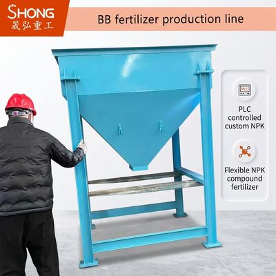 Automatische BB-Dünger-Produktionslinie mit PLC-Steuerung für kundenspezifische NPK-Verbunddünger bis 30 Tonnen pro Stunde