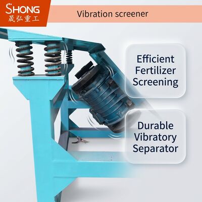 Vibratorische Trennmaschine mit einstellbarer Amplitude und Frequenz, 12 Monate Garantie, ISO9001-zertifiziert für effiziente Düngemittel-Screening