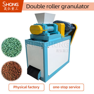 186*300mm Rollen Größe 18,5KW Leistung Zusammengesetzte Düngemittel Granulator Maschine mit 2%-5% Feuchtigkeit für effiziente Düngemittelproduktion