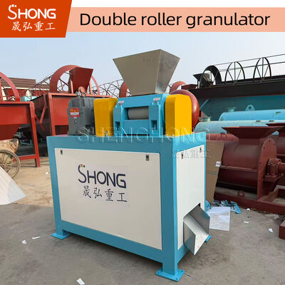 18.5KW Doppelroller Granulator mit 186*300mm Roller Größe für 2%-8% Feuchtigkeitsdünger Produktion