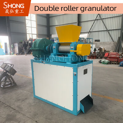 Doppelwalzige Extrusions-Kaliumdünger-Granulationsmaschine mit 1-4 t/h Kapazität und Kohlenstoffstahlkonstruktion