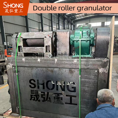 18,5-kW-Leistungs-Kohlenstoffstahl-Doppelwalzenpress-Granulierer für die Produktion von 1,5-2,5 Tonnen Mischdünger pro Stunde