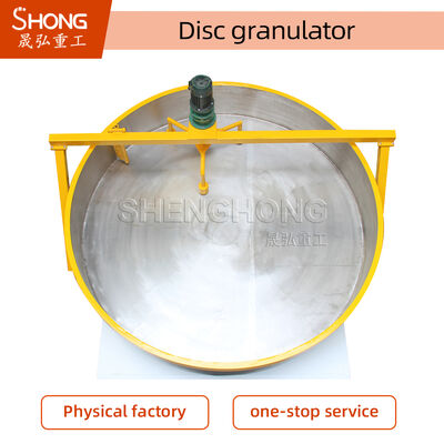Verstellbarer Scheibenneigungsgranulator für die Produktion von organischen Düngemitteln mit hoher Spheroidierungsrate und geringer Investition