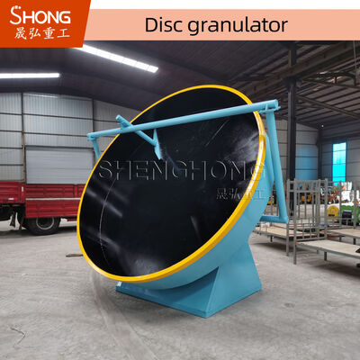 Scheibenpan-Granulator für organische Düngemittel zur Herstellung kugelförmiger Granulate mit einstellbarem Scheibenwinkel und 1-Jahresgarantie