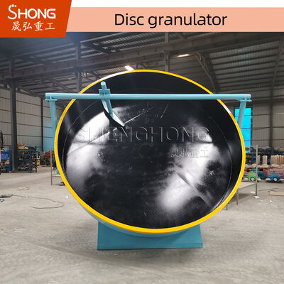 6t/H Ball Shape Disc Granulator mit 93% Granulierungsrate und stabilem Riemenantrieb für die Düngemittelproduktion