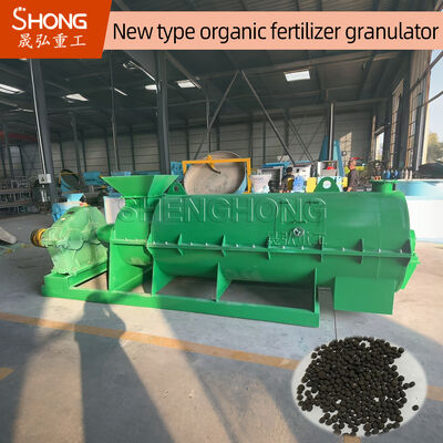 SHZ-80 Organischer Düngemittelgranulator mit 98% Granulierungsrate, 20%-40% Futterfeuchte und 100% organischem Gehalt
