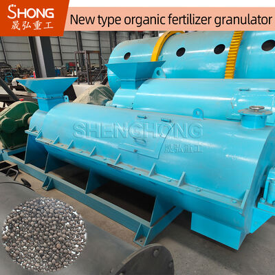 Organischer Düngemittelgranulator mit 312 U/min Rotationsgeschwindigkeit für 1-7 mm Granulate und Konstruktion aus Kohlenstoffstahl