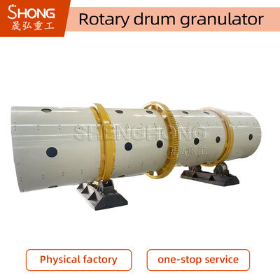 Trommelgranulator 12T/H Kapazität für Kugelgranulate und korrosionsbeständige Düngemittelgranulierungsmaschine