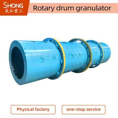 Rotationstrommelgranulator für die NPK-Düngerproduktion mit 10 T/h Kapazität, 98% Pelletrate und Anti-Sticking Liner