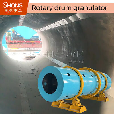 Rotationstrommelgranulator für die Produktion von organischen Düngemitteln mit hoher Granulationsrate, geringer Energieverbrauch und Kohlenstoffstahlkonstruktion