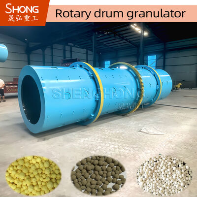 Rotary-Trommel-Granulator-Maschine für Verbunddünger mit 8-10 Tonnen pro Stunde Kapazität und kugelförmiger Ausgabe