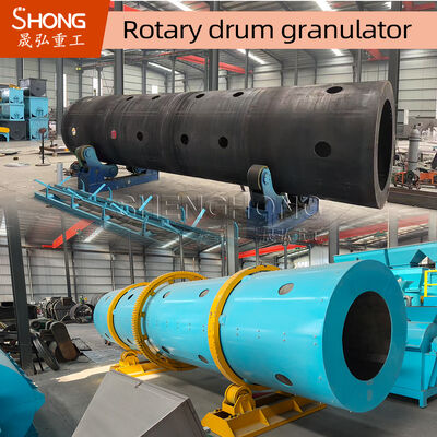 Profi­ssioneller Rotationstrommelgranulator aus Kohlenstoffstahl/Edelstahl 11,5 r/min 5-8 t/h Düngemittelgranulatormaschine