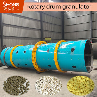Rotary-Trommel-Granulator-Maschine für Verbunddünger mit 8-15T/H Kapazität, 11,5 U/min Drehzahl und Stahlkonstruktion